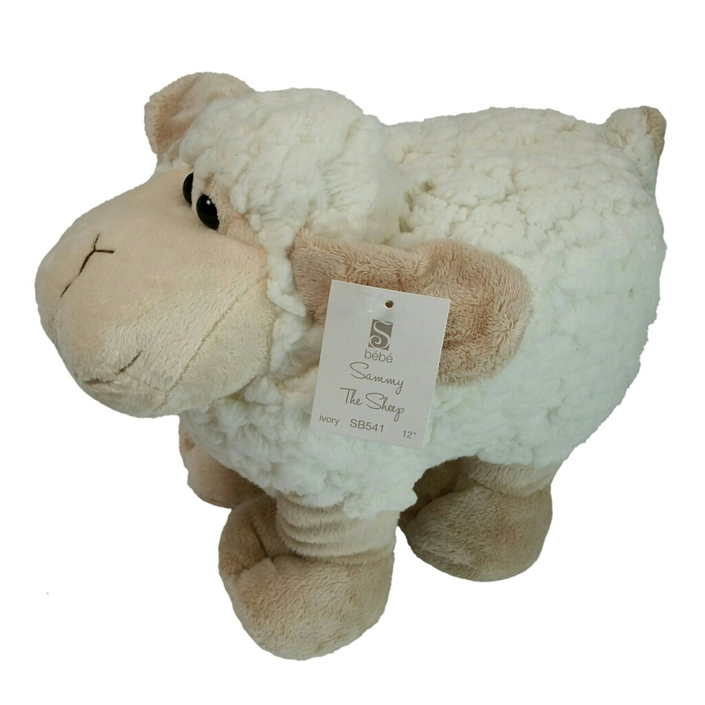 bebe Sammy The Sheep Plush Pillow Stuffed Animal - Picture 6 of 6